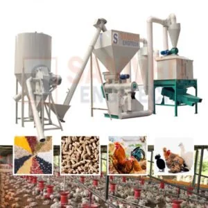 Poultry And Chicken Feed Making Machine 3HP